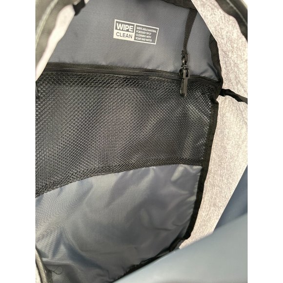 adidas Prime Sling Backpack Heather Gray Large School Bag Fits Laptop/Tablet Boy - Picture 11 of 16